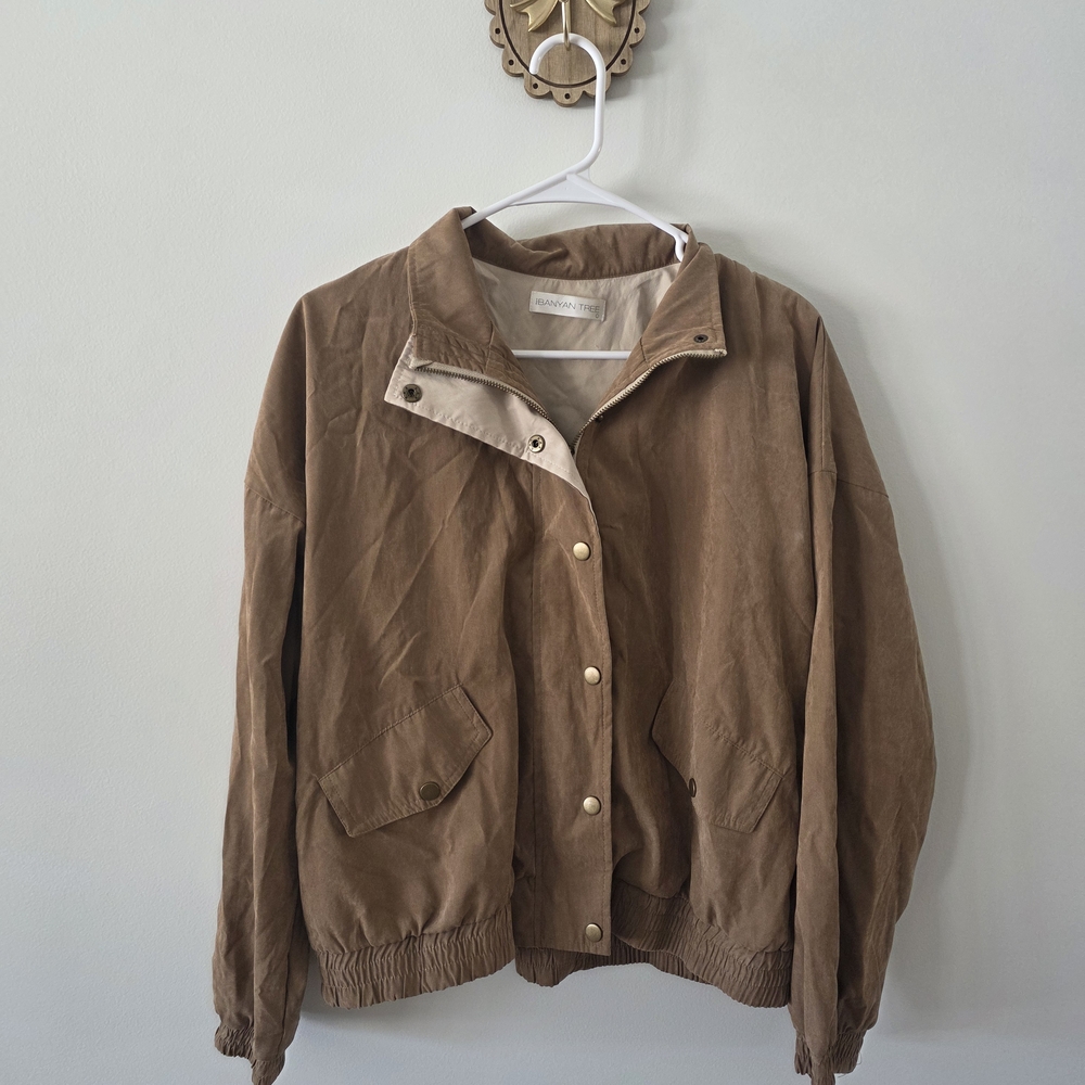 Brown Button-Up Jacket